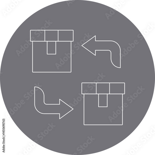 Trade icon single vector illustration 