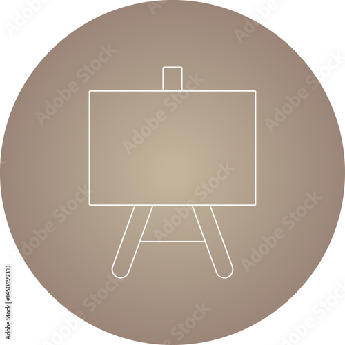 Chart icon single vector illustration 