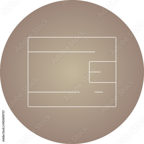 Wallet icon single vector illustration 