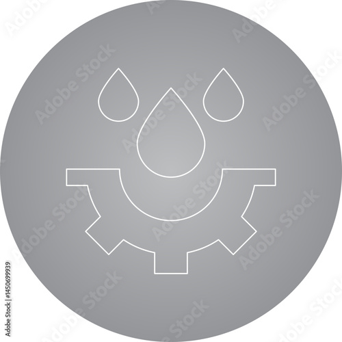 Gear icon single vector illustration 