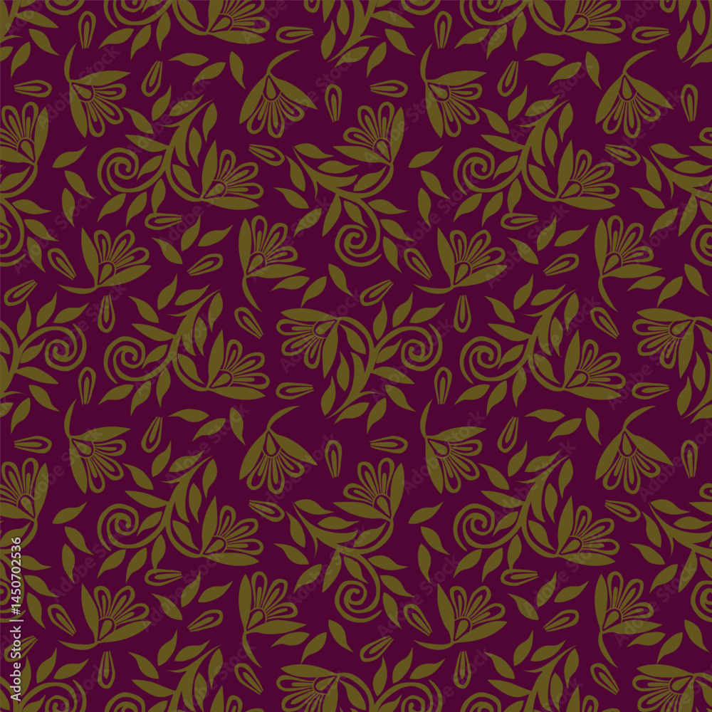 Obraz premium seamless floral pattern