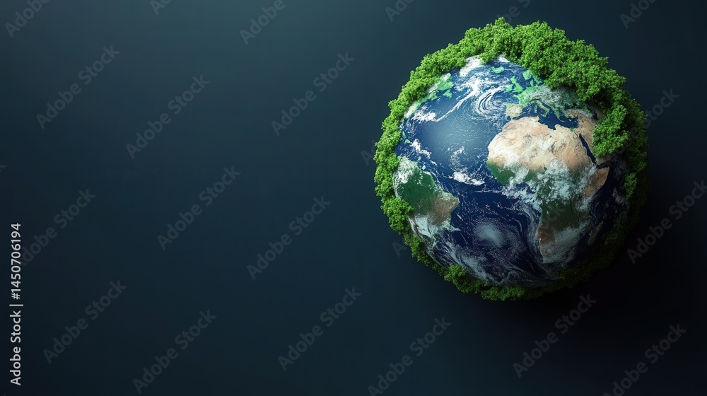 Fototapeta premium Promoting a Green Economy for a Sustainable Future by 2050