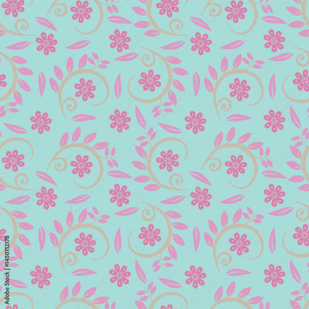 Seamless floral pattern, liberty ditsy print with small hand drawn flowers. Delicate botanical design in country motif: tiny simple flowers, leaves, mini bouquets in abstract. Vector illustration. Seamless floral pattern, liberty ditsy print with small hand drawn flowers. Delicate botanical design in country motif: tiny simple flowers, leaves, mini bouquets in abstract. Vector illustration.