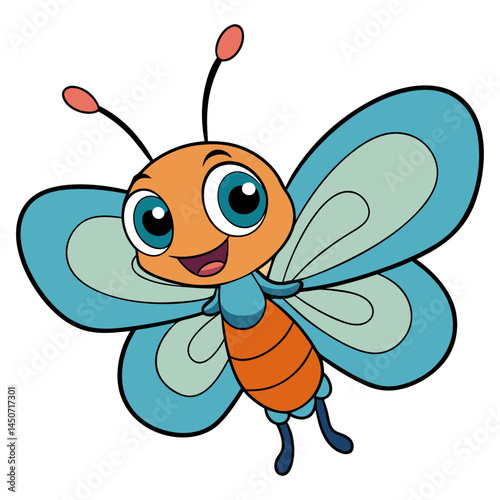 a mini cute butterfly