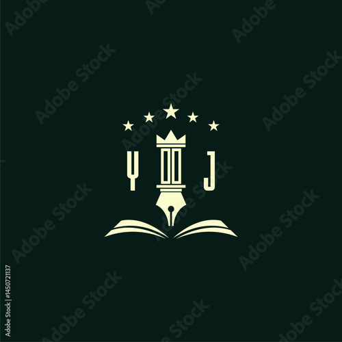 initials design modern legal attorney law firm lawyer advocate consultancy business logo vector