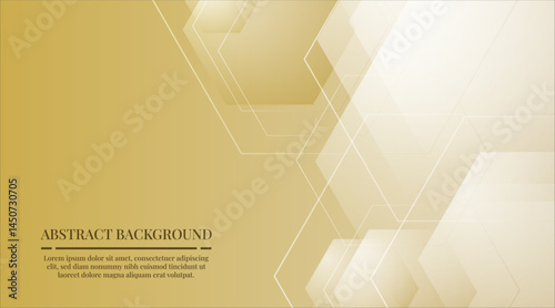 Luxury Abstract Gold Background with Soft Gradient