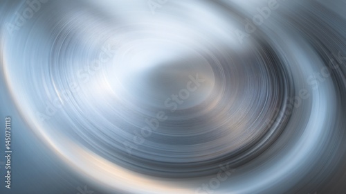 Abstract radial blur with shimmering light and textured circular forms