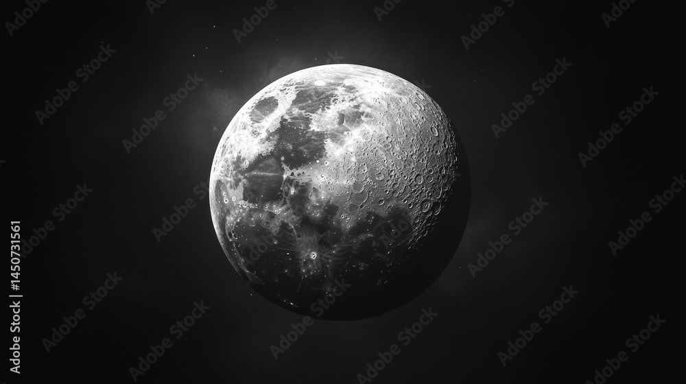 Clear picture of the full moon. The round, bright moon shines in the dark night. Moon isolated on a black background.
Clear picture of the full moon. The round, bright moon shines in the dark night. Moon isolated on a black background.