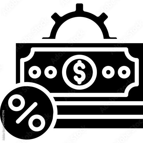 Money Management Icon Vector Element