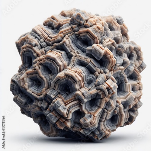 A metamorphic dense sugary texture
