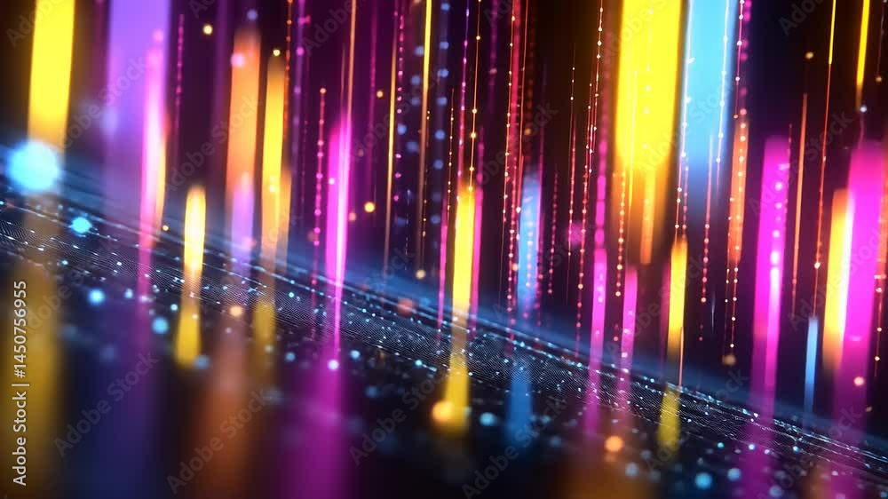 Dynamic vibrant glowing lines Dynamic vibrant glowing lines