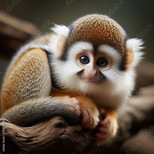 arboreal monkey native to Central Africa