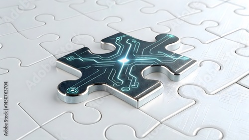 Circuitry Puzzle Piece