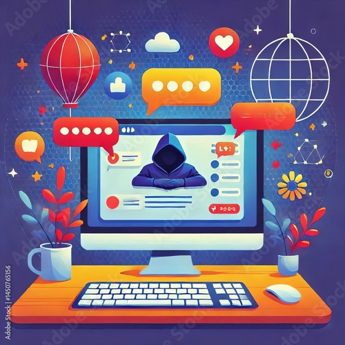 Create harmless someone’s computer screen