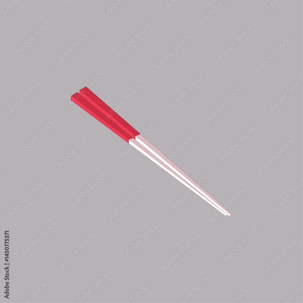 Chopsticks icon logo flat vector design Chopsticks icon logo flat vector design