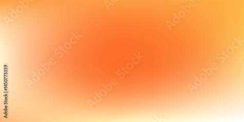 Abstract soft cloud background in pastel colorful gradation style. Orange blurred gradient texture decorative elements. Vector