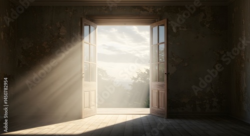 open door to the sky