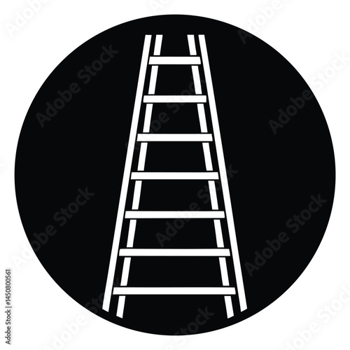 Ladder Icon Symbolizing Career Steps