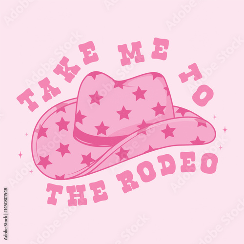 Take me to the Rodeo. Cowboy girl wears Hats. Wild west theme.