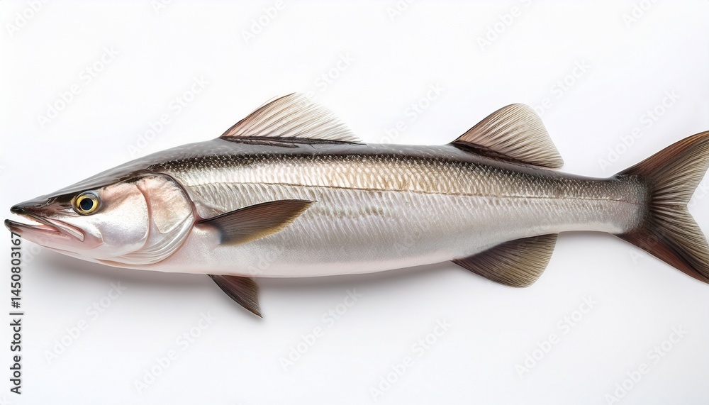 Obraz premium snook fish isolated on white background
