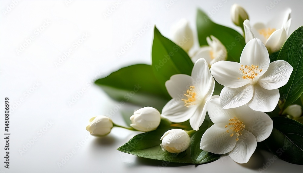Fototapeta premium close up of beautiful jasmine flower bouquet