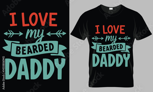 Fathers day typography motivational t-shirt design 