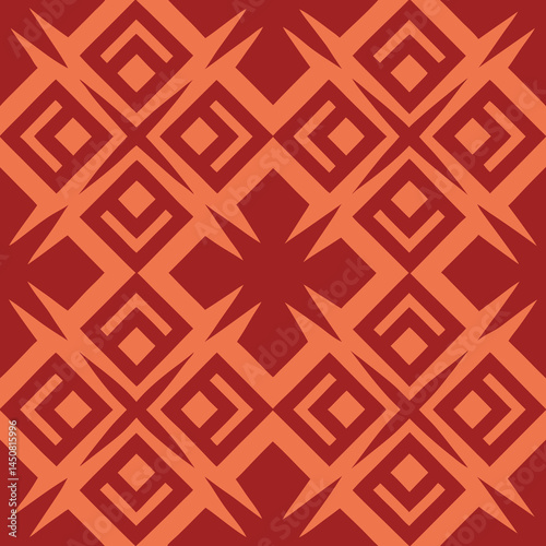 Abstract floral vector design showcases a seamless pattern with pattern design