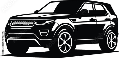 A vector illustration of a car