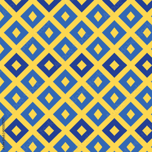 This abstract geometric seamless pattern showcases a retro style with colorful squares and lines,patter design