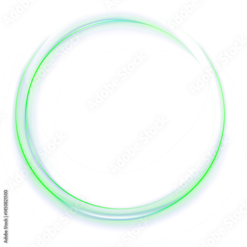Green Glowing Circle