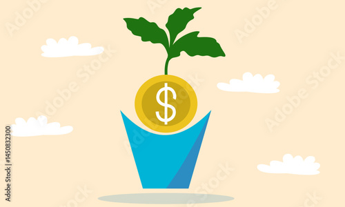 Money Growth Illustration