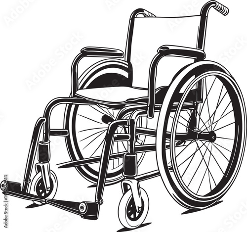 wheelchair vector illustration