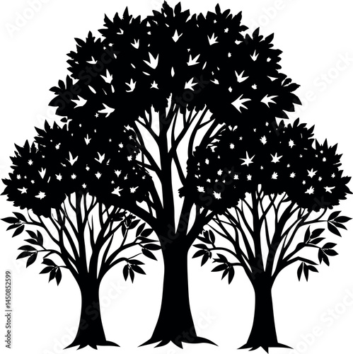 Tree Silhouette Bundle