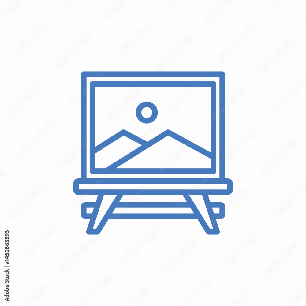 digital art display icon sign vector digital art display icon sign vector
