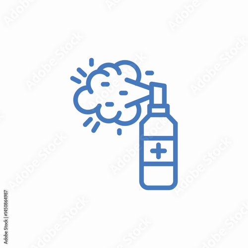 spray bottle cleaning icon sign vector