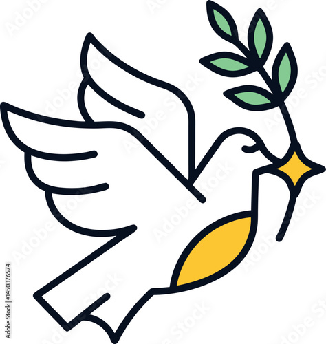 Dove with Olive Branch
