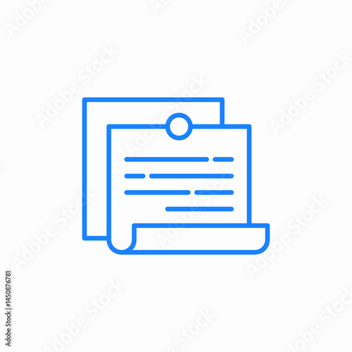 documents files paperwork icon sign vector