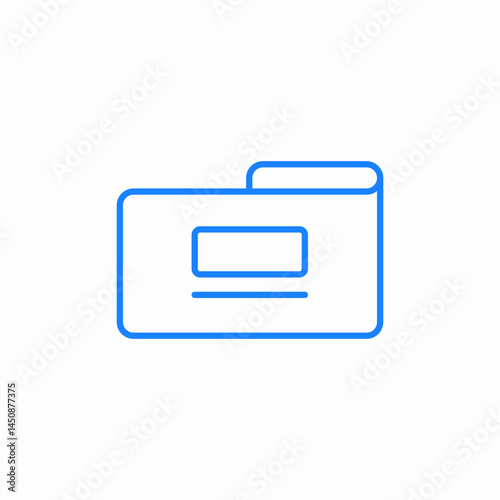 folder file storage icon sign vector