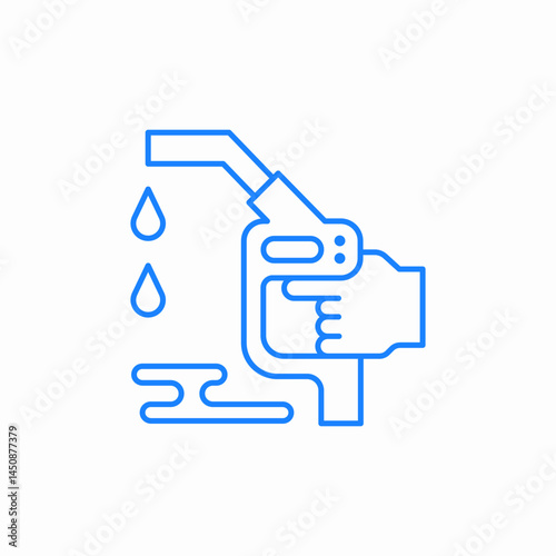 fule bump hold icon sign vector