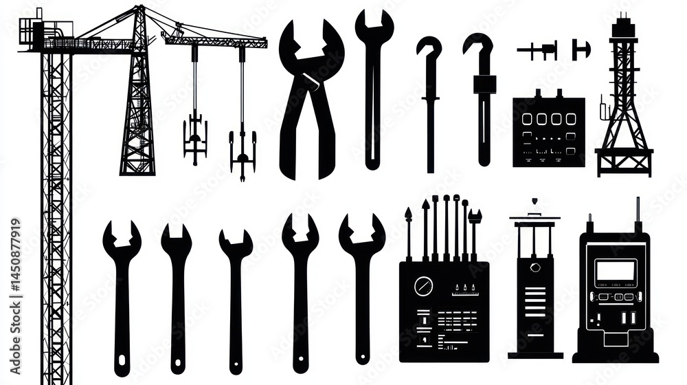 Fototapeta premium Construction and Maintenance Tools
