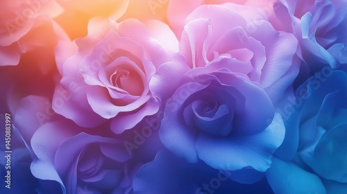 Blue violet purple lilac orchid pink rose abstract pattern background. Color gradient ombre blurred. Light pale pastel dusty shade. Geometric. Line wave wavy. Grain noise rough grainy. Matte shimmer.