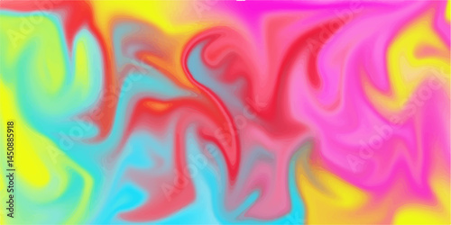 Abstract colorful hand painted oil marble texture background. Abstract Fluid Liquid Gradient Background Vector Design with Vivid Marble Pattern. Wavy curve fluid modern marble.