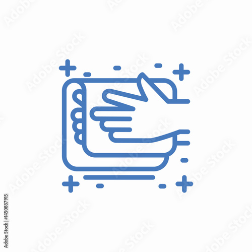 hand sanitizer washing icon sign vector