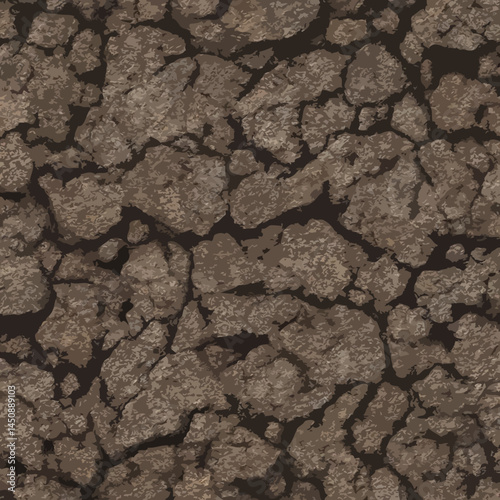 Rocky soil texture