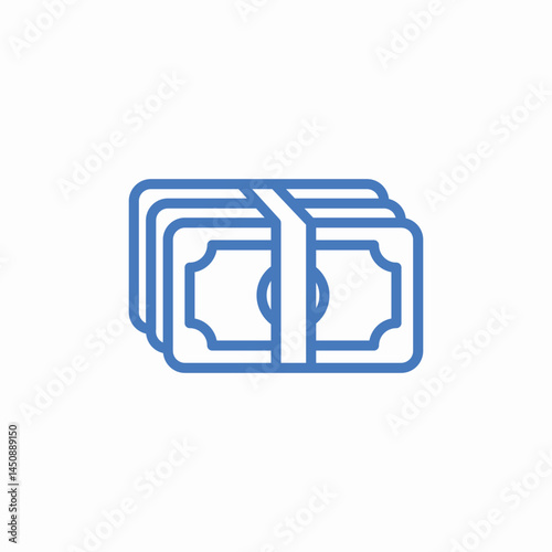 money cash payment icon sign vector