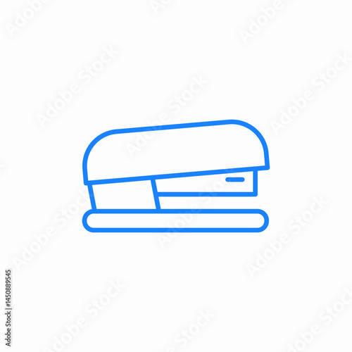 office stapler tool icon sign vector