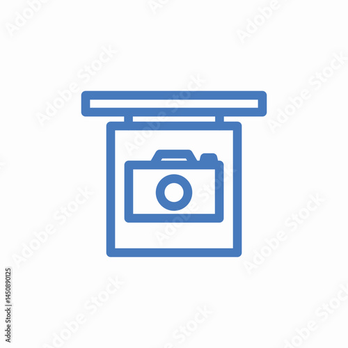 photography shop sign icon sign vector
