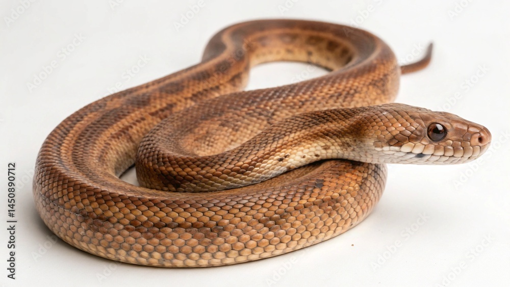 Brown Snake on studio background Brown Snake on studio background