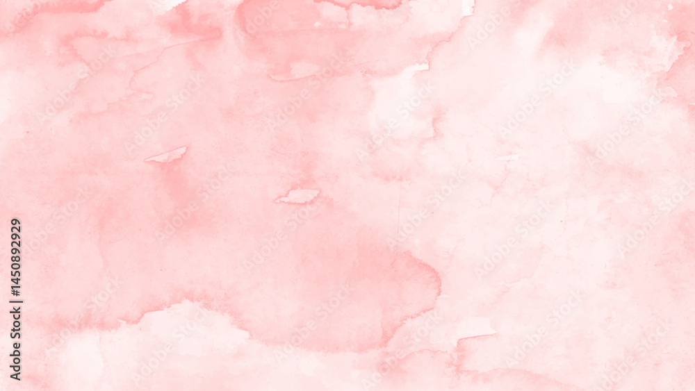 Fototapeta premium Abstract watercolor texture as background. Pink watercolor paint background.