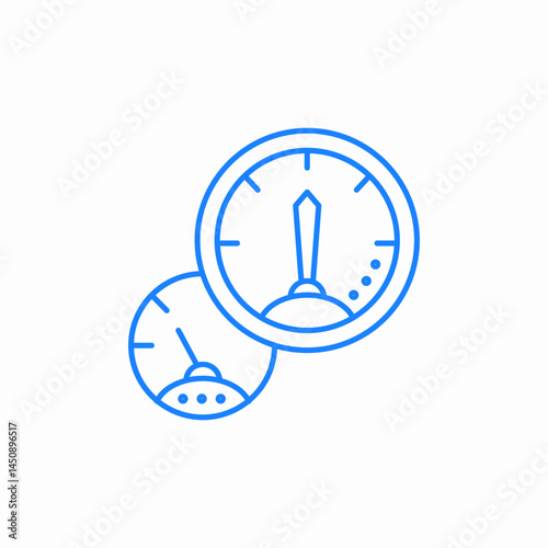 car meters icon sign vector
